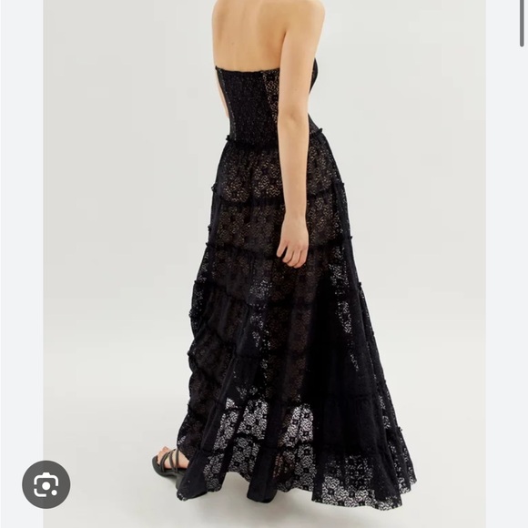 NWT Urban Outfitters Lace Maxi Dress - Picture 3 of 5